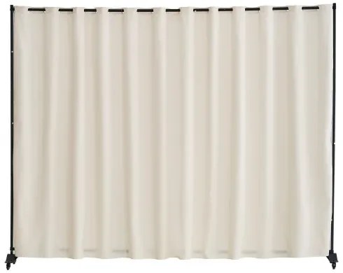 VEVOR Room Divider Portable Panel Room Divider with Wheels Privacy Screen Beige