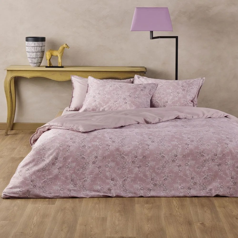 Σεντόνια Jolin 14 (Σετ 4τμχ) Lila Kentia Υπέρδιπλo 240x270cm 100% Βαμβακοσατέν
