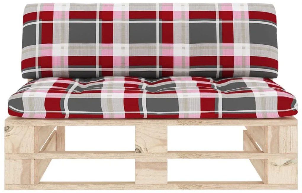 vidaXL Καναπές Κήπου Μεσαίος από Παλέτες Εμποτισμένο Ξύλο Πεύκου