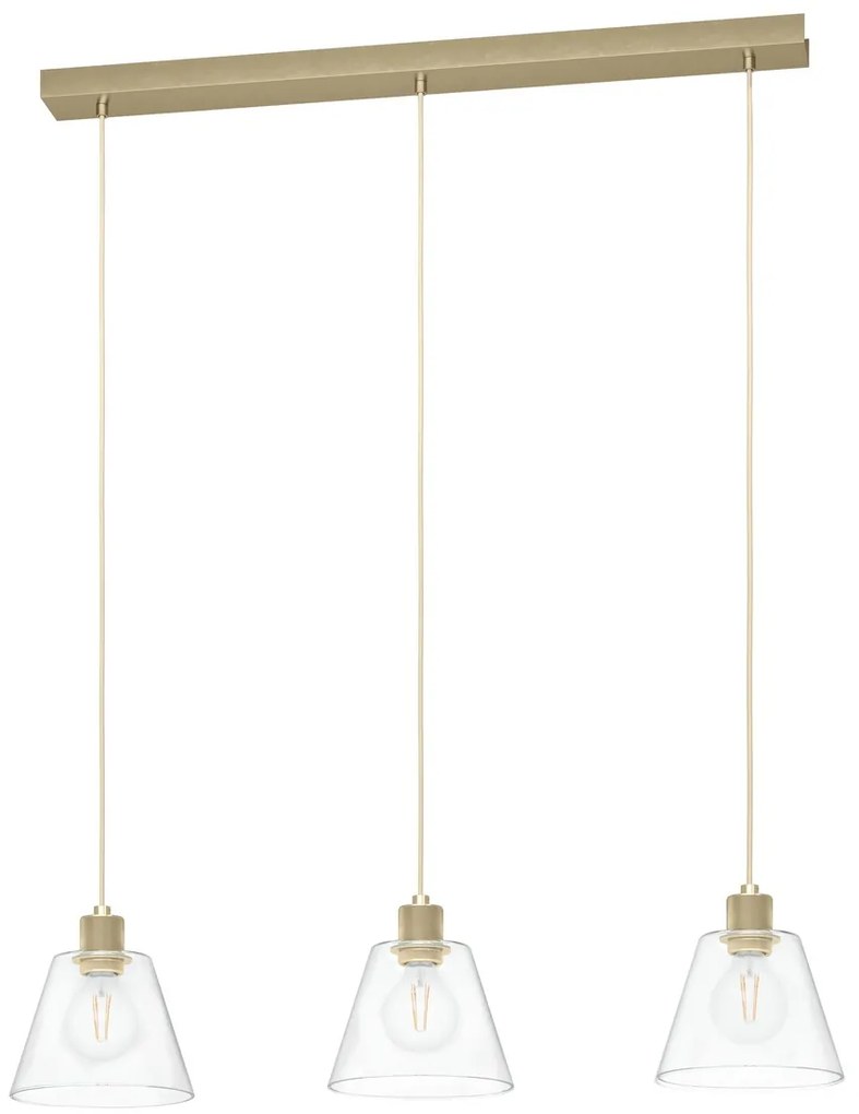 Φωτιστικό Κρεμαστό Eglo 43634 COPLEY Χρυσό Χρώμα (Gold Coloured)