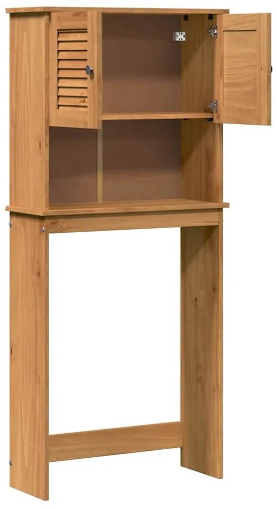 vidaXL Ντουλάπα Πλυντηρίου VIGO Καφέ και Μέλι Καφέ 72,5 x 27 x 161 εκ