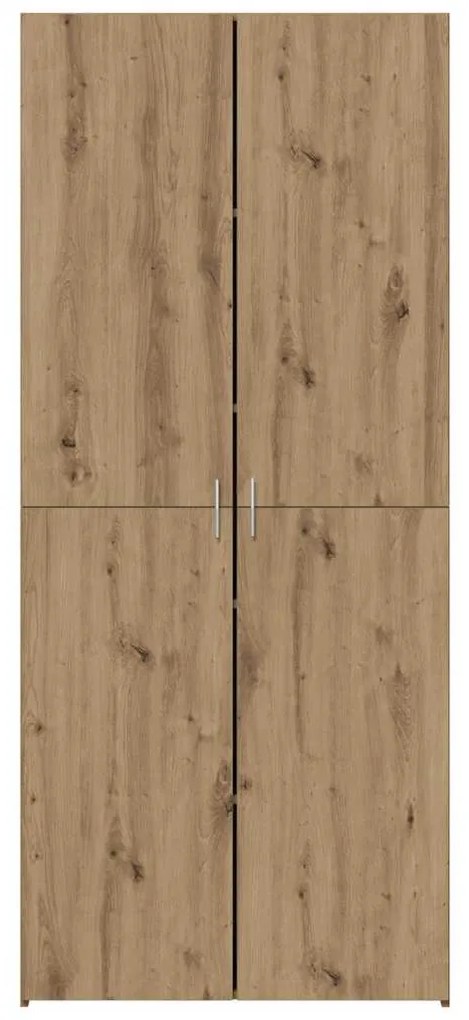 vidaXL Highboard artisan δρυς 40 x 42,5 x 185 εκ. Επεξεργασμένο ξύλο