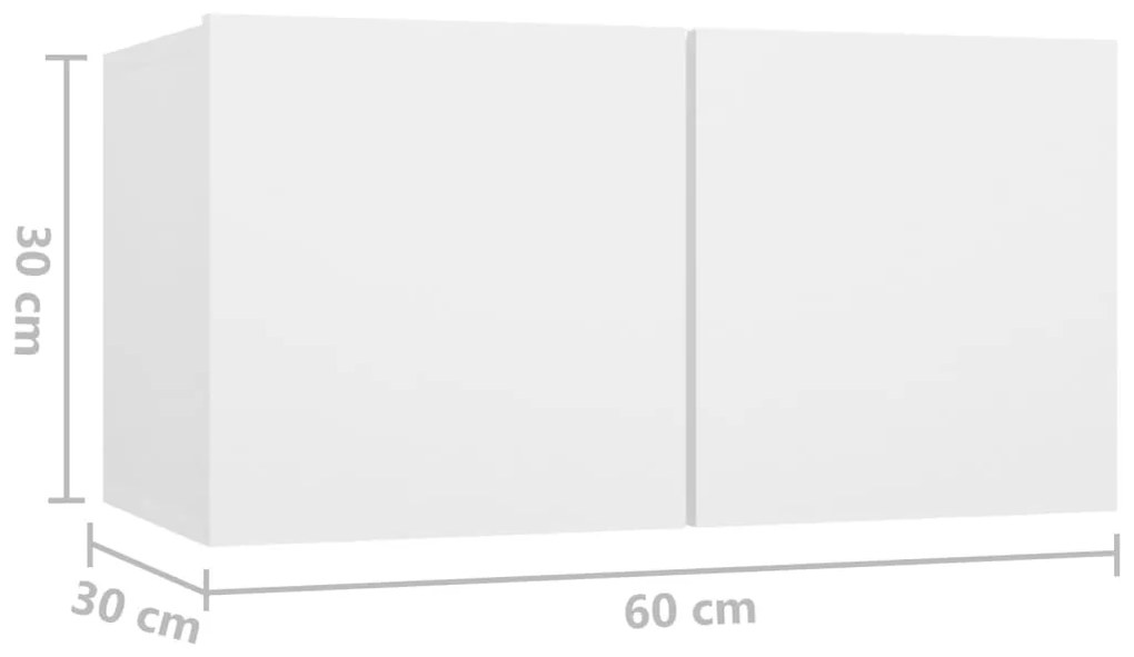 ΝΤΟΥΛΑΠΙ ΤΗΛΕΟΡΑΣΗΣ ΚΡΕΜΑΣΤΟ ΛΕΥΚΟ 60 X 30 X 30 ΕΚ. 804508