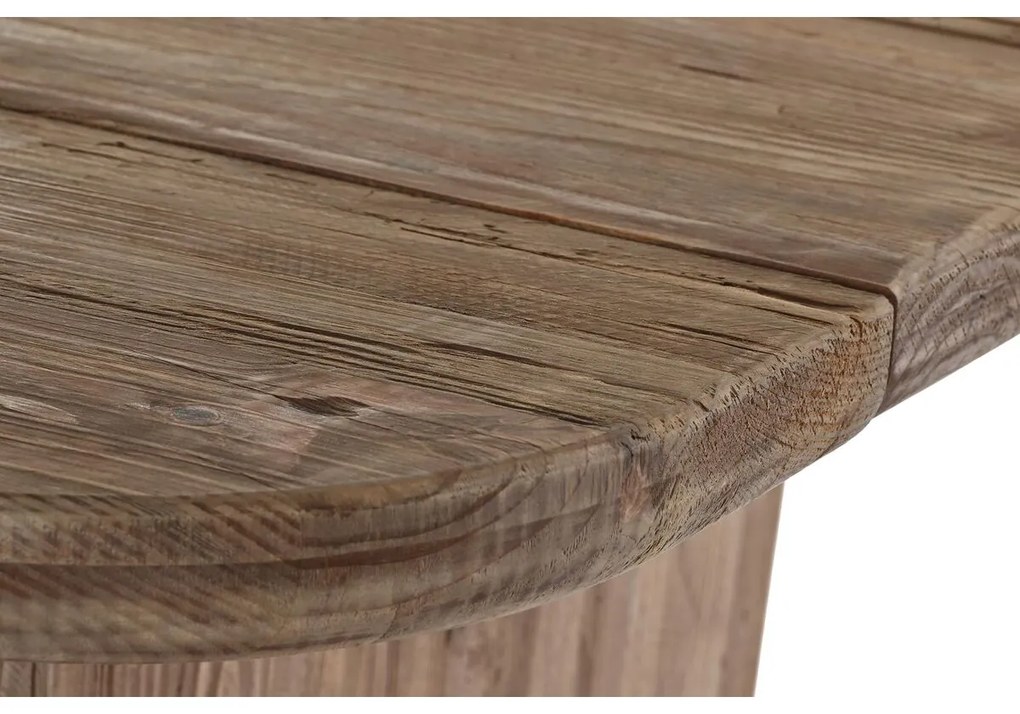 Τραπεζαρία DKD Home Decor Φυσικό Ανακυκλωμένο ξύλο Τζίντζερ (180 x 90 x 77 cm)