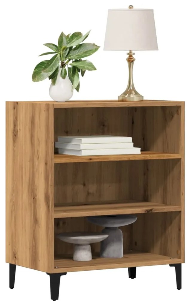 vidaXL Μπουφές Αρτισιανή Δρυς 57x35x70 εκ. από Επεξεργασμένο Ξύλο
