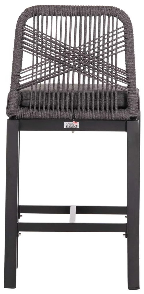 ΣΚΑΜΠΟ ΜΠΑΡ ΜΕΣ.ΥΨΟΥΣ HOWARD HM5791.23 ΜΑΥΡΟ ΑΛΟΥΜΙΝΙΟ--ΓΚΡΙ ΣΧΟΙΝΙ 47,5x55x94,5Υεκ.