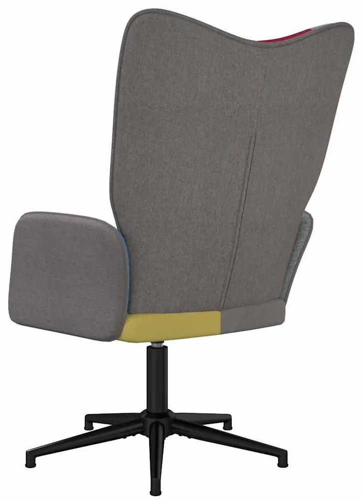 vidaXL Πολυθρόνα Relax Σχέδιο Patchwork Υφασμάτινη