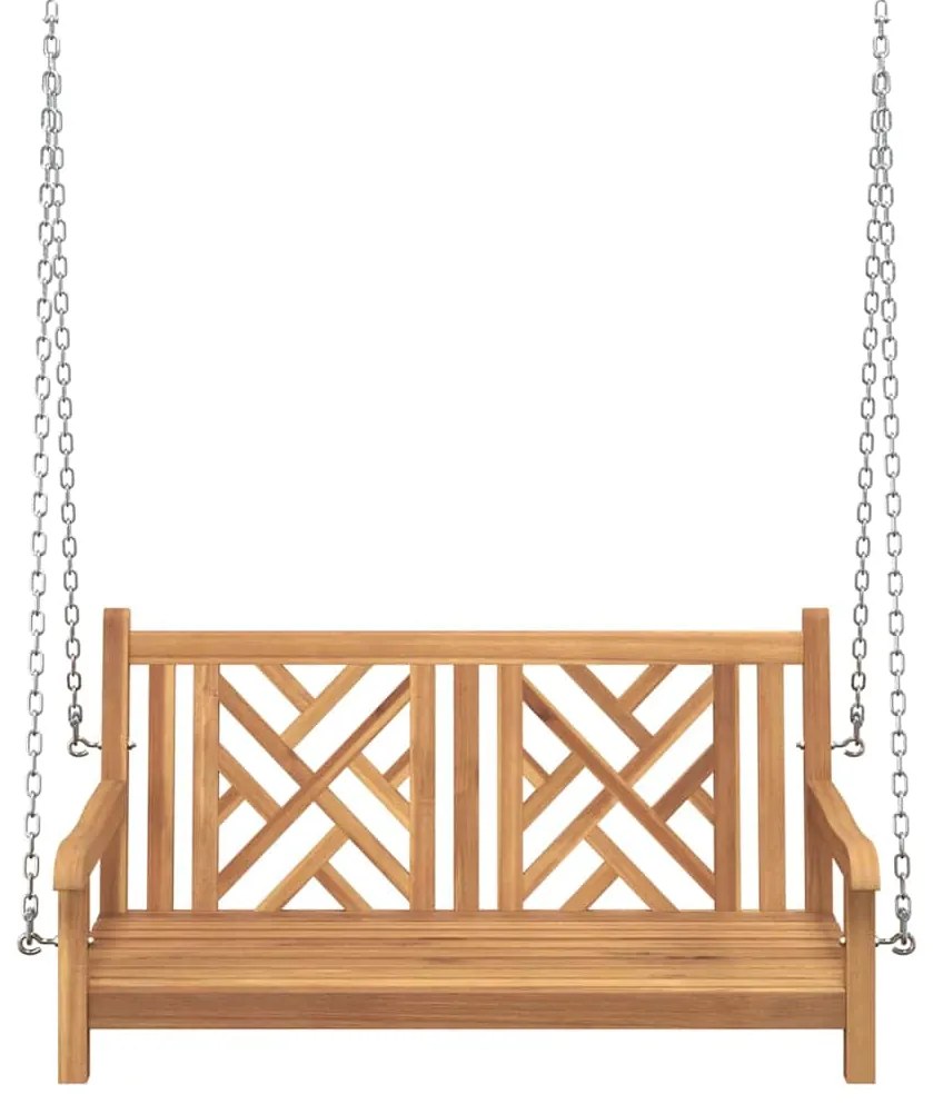 vidaXL Πάγκος Κούνια Άλλο Καφέ 114 x 60 x 64 cm Μασίφ ξύλο teak