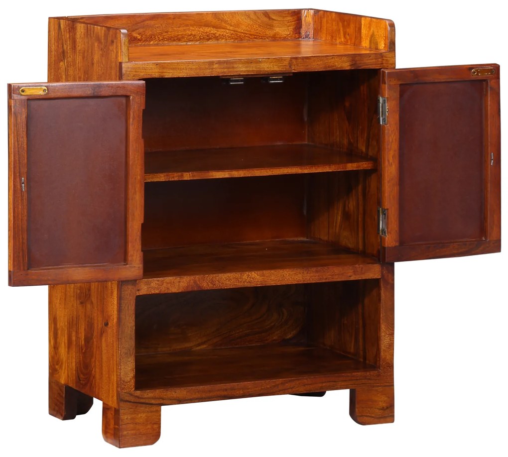 vidaXL βίδαXL Ντουλάπα Παπουτσιών 55x35x75 εκ. Σαφινό ξύλο Ακακίας