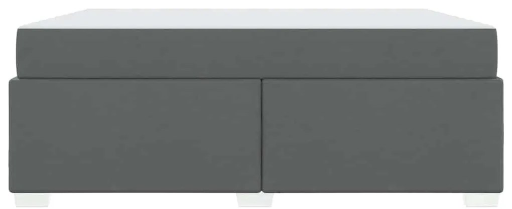 vidaXL Σκελετός Κρεβατιού Σκούρο γκρι 180 x 200 cm ύφασμα