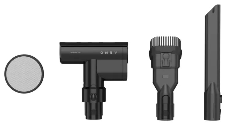 Κάθετη ηλεκτρική σκούπα AENO SC2 ASC0002, 530W, 28 kPa, 800 ml, 4 επίπεδα, οθόνη LED αφής, πλένεται το φίλτρο MIF, γκρι