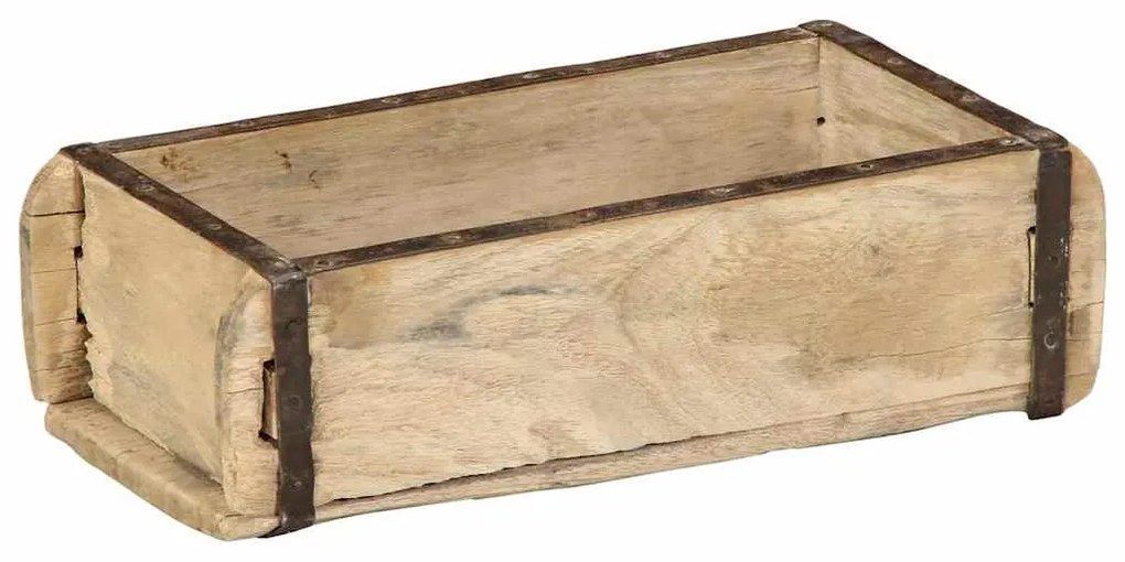 vidaXL Δίσκος με αποθήκευση 4 pcs Καφέ 30 x 15 x 9 εκ