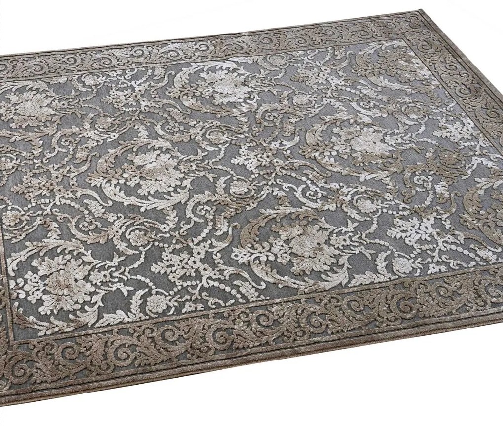 ΧΑΛΙ ZIRA 7336 GREY CREAM - 067cm x 140cm - 2003746