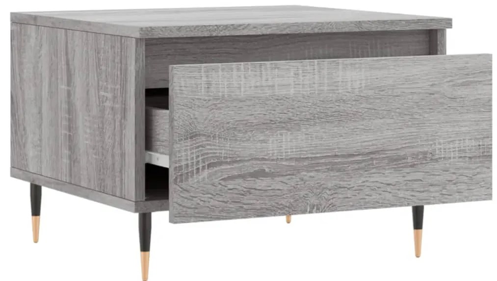 vidaXL Τραπεζάκια Σαλονιού 2 τεμ. Γκρι Sonoma 50x46x35 εκ. Επεξ. Ξύλο