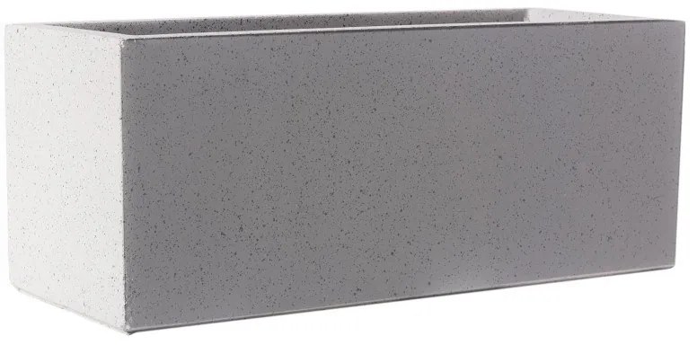 Supergreens Γλάστρα Πήλινη Ορθογώνια "Stone" Γκρι XL 100x47x47 εκ.