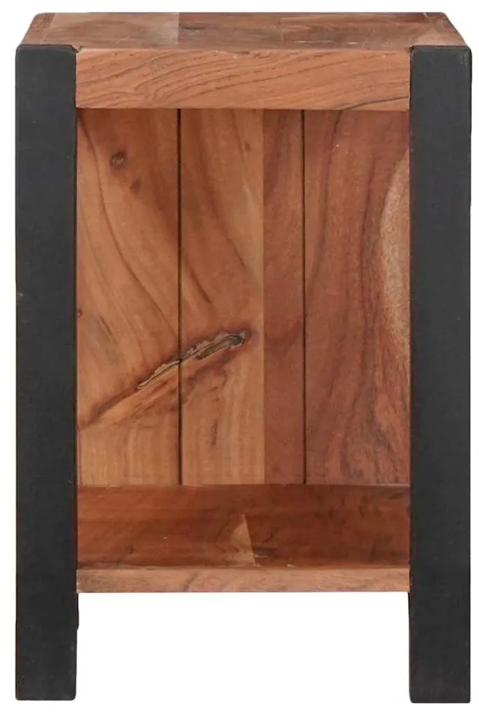vidaXL Ράφι Βιβλίων Καφέ 50 x 30 x 40 εκ. Μασίφ ξύλο ακακίας