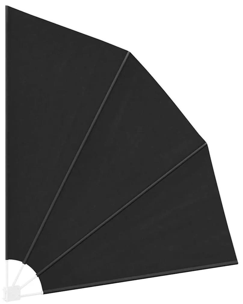 vidaXL Αδιάφανο σκίαστρο μπαλκονιού Ανθρακί 210 x 210 cm ύφασμα