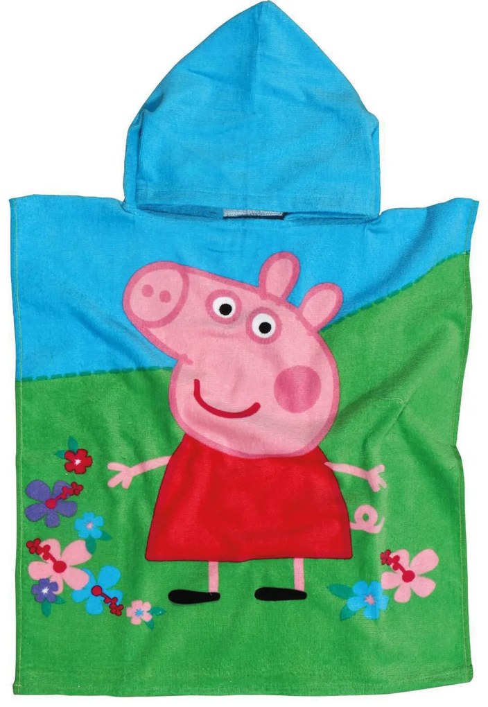 ΠΑΙΔΙΚΟ ΠΟΝΤΣΟ ΘΑΛΑΣΣΗΣ 50x115cm DAS HOME - 5869 PEPPA PIG