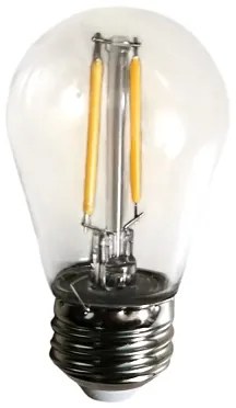 Λάμπα LED αδιάβροχη 10τμχ. E27 2W 220V RZ-162 Θερμό λευκό