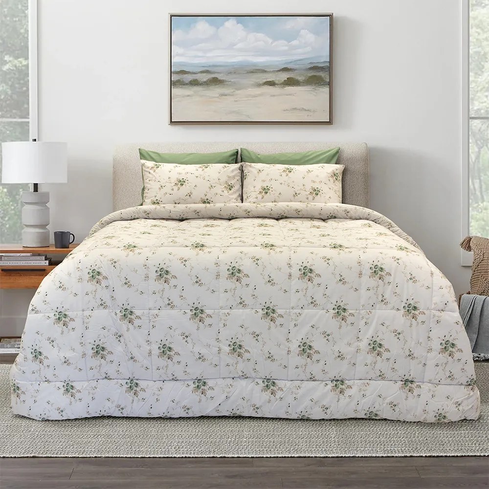 LINO ΣΕΤ ΣΕΝΤΟΝΙΑ ROSALIE GREEN 170X260