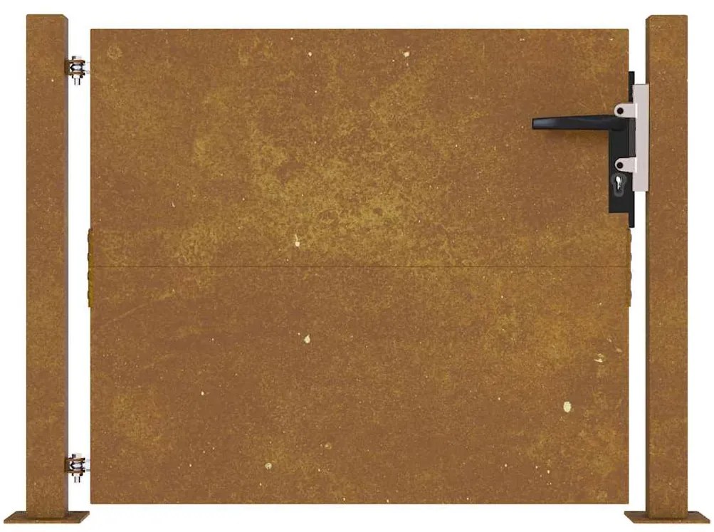vidaXL Πύλη Κήπου 105 x 105 εκ. από Ατσάλι Corten