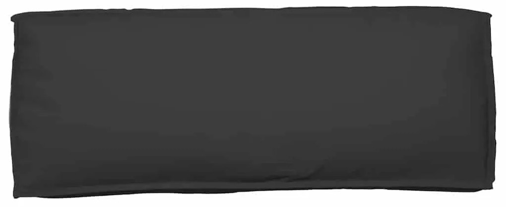vidaXL Σετ Μαξιλαριών Πάγου 2 pcs Μαύρο 120 x 80 x 12 cm Ύφασμα Oxford