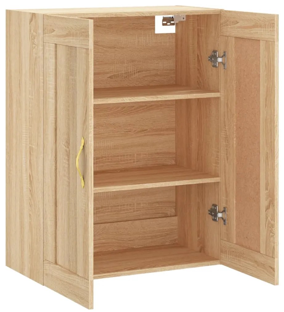 vidaXL Ντουλάπι Επιτοίχιο Sonoma Δρυς 69,5 x 34 x 90 εκ. Επεξεργ. Ξύλο