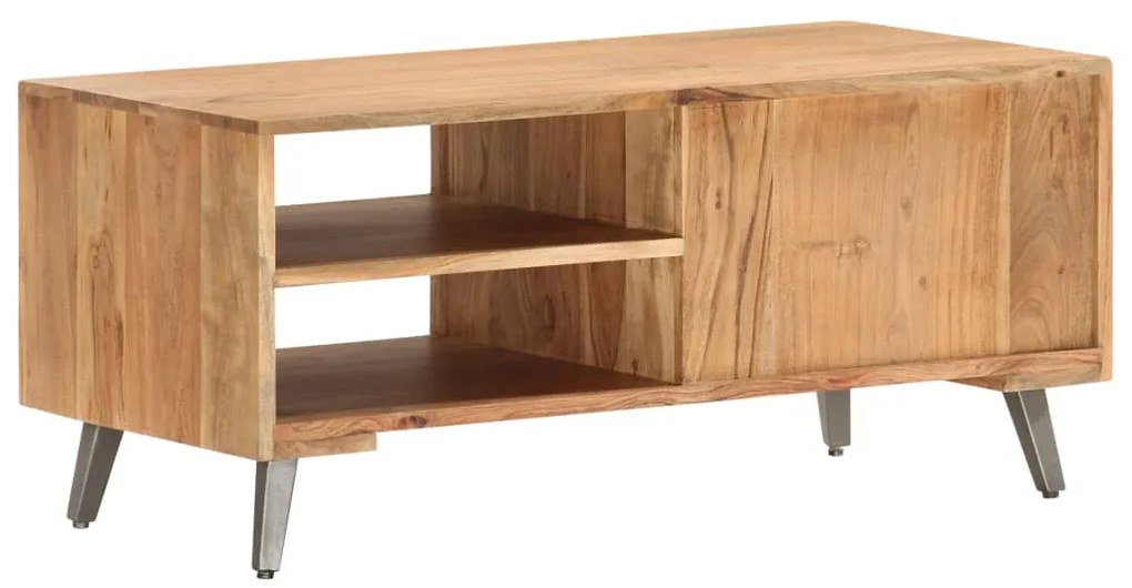 vidaXL Τραπεζάκι Σαλονιού 90x45x40 εκ. από Μασίφ Ξύλο Ακακίας