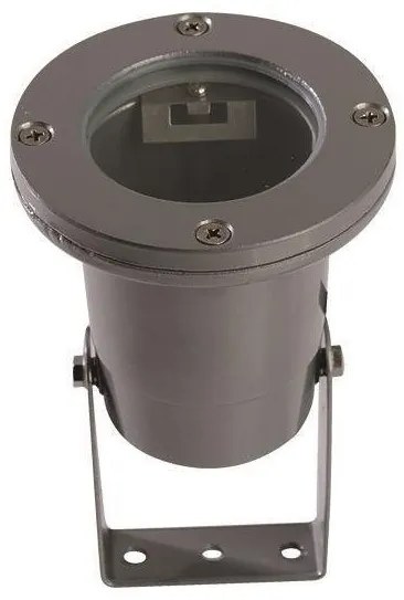 Σποτ Φωτιστικό Κήπου Μεταλλικό MR16 IP65 12V Eurolamp-147-68402-Γκρι 147-68402