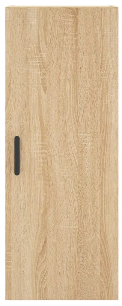vidaXL Μπουφές Sonoma δρυς 34,5 x 34 x 180 εκ. από Επεξεργασμένο Ξύλο