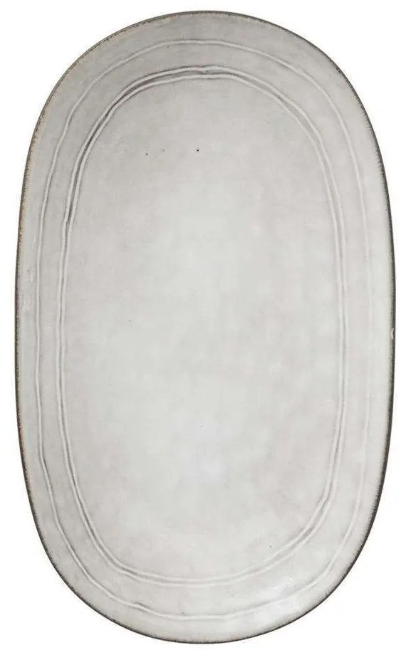Πιατέλα Σερβιρίσματος Οβάλ 07.188962A 30x18cm Grey Ceramic