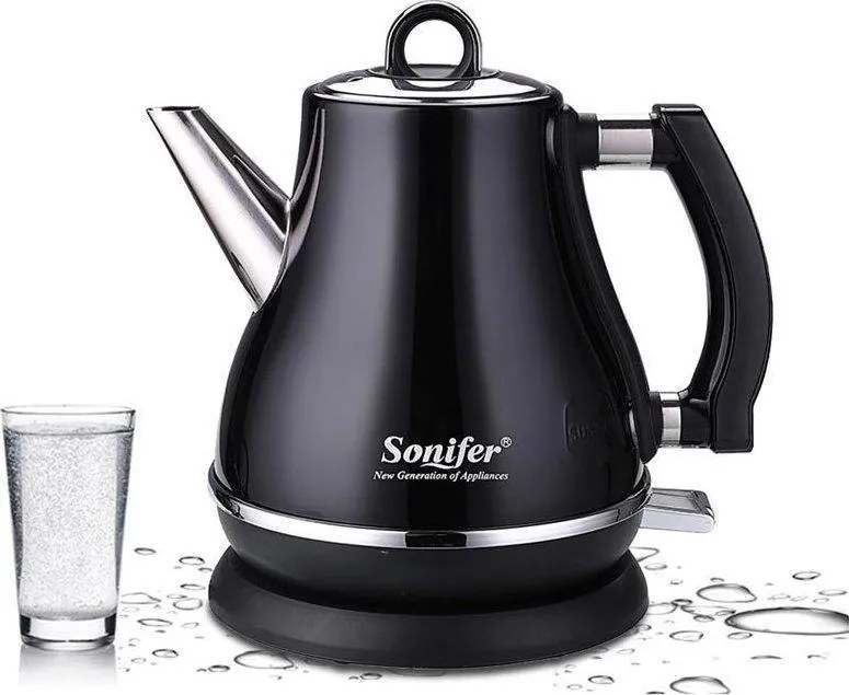 Sonifer SF-2028 Βραστήρας 1.2lt 1500W Μαύρος