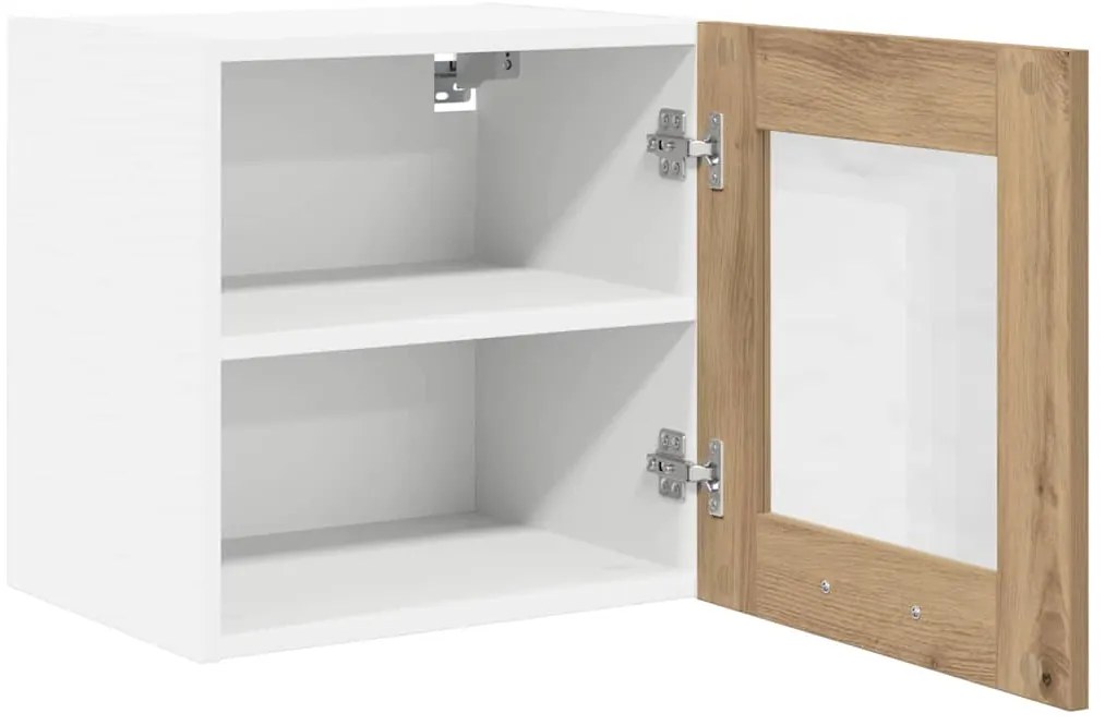 vidaXL Κρεμαστό ντουλάπι Riga 2 pcs Artisan Oak 40 x 31 x 40 εκ.