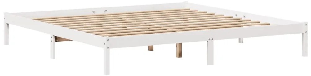 vidaXL Κρεβάτι Βιβλιοθήκη Χωρίς Στρώμα 180x200 εκ Μασίφ Ξύλο Πεύκου