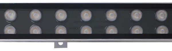 LED Wall Washer Αρχιτεκτονικού Φωτισμού 100cm GENIUS 48W CREE 24v 5760lm Δέσμης 10-30° Μοιρών Αδιάβροχο IP66 Θερμό Λευκό - Πορτοκαλί 2200k GloboStar 05108