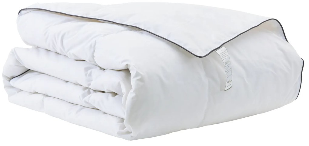 vidaXL Χειμερινό Παπλωματοθήκη Λευκό 140 x 220 cm Πούπουλο