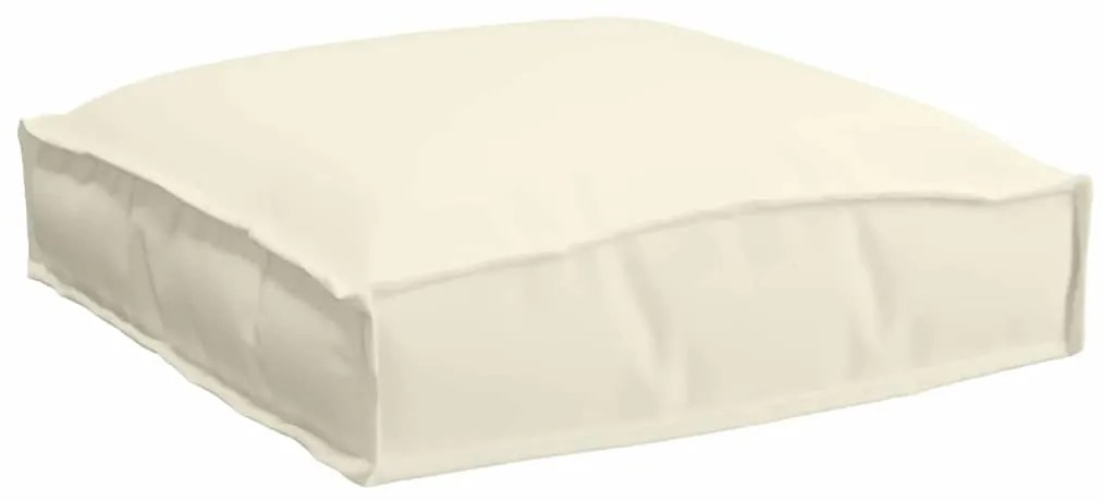 vidaXL Μαξιλάρι παλέτας για κάθισμα 4 pcs Κρεμ 40 x 40 x 8 εκ.