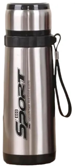 Φορητό παγούρι-θερμός 600ml Ασημί