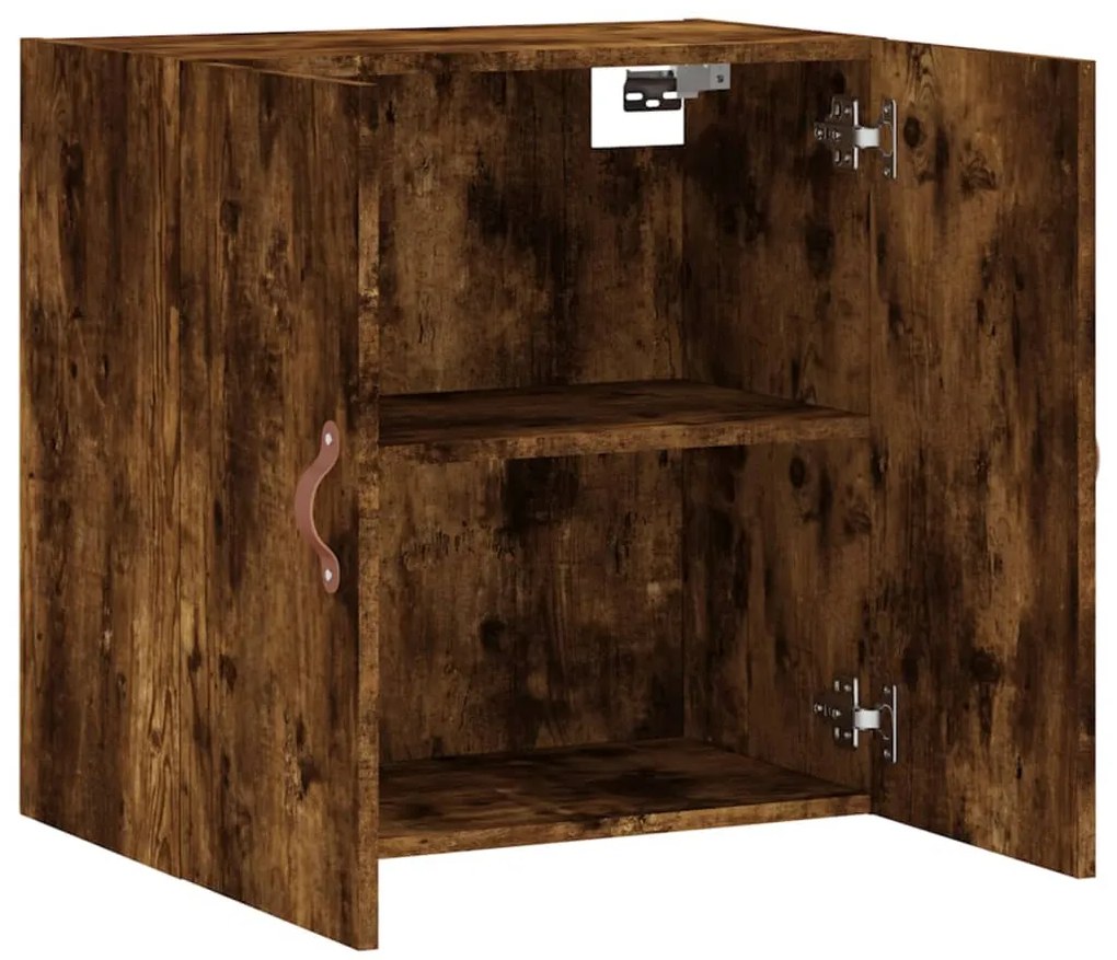 vidaXL Ντουλάπι Τοίχου Καπνιστή Δρυς 60x31x60 εκ. Επεξεργασμένο Ξύλο