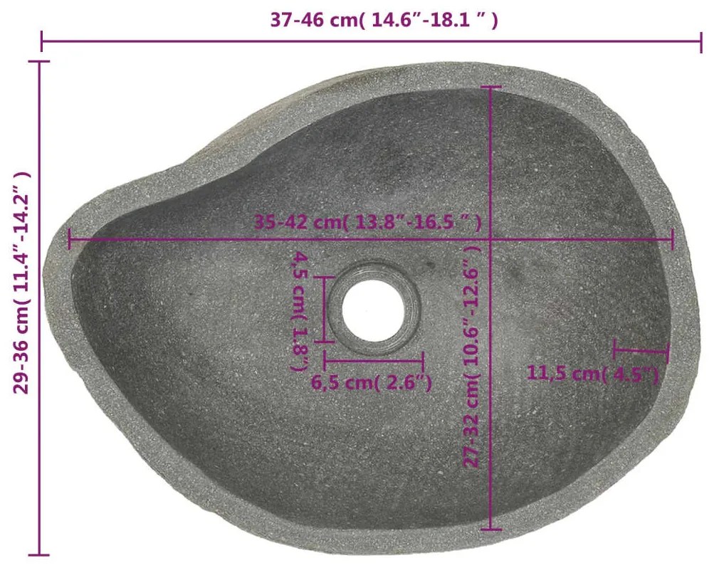 ΝΙΠΤΗΡΑΣ RIVER STONE ΟΒΑΛ 37-46 ΕΚ. 242667