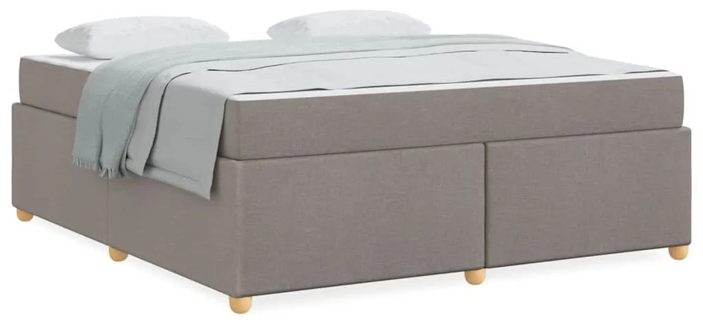 vidaXL Σκελετός Κρεβατιού Άλλο Taupe 180 x 200 cm ύφασμα