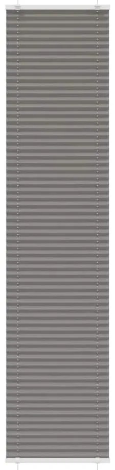 vidaXL Πλισέ περσίδα Ανθρακί 50x200 cm Πλάτος υφάσματος 49,4 cm