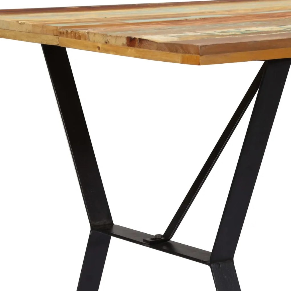 vidaXL Τραπεζαρία 140 x 80 x 76 εκ. από Μασίφ Ανακυκλωμένο Ξύλο