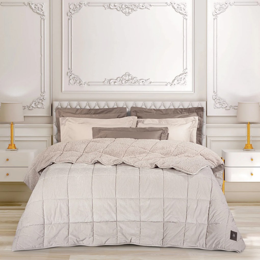 ΥΠΕΡΔΙΠΛΟ ΚΟΥΒΕΡΤΟΠΑΠΛΩΜΑ 220x240cm GREENWICH POLO CLUB - SHERPA 3481