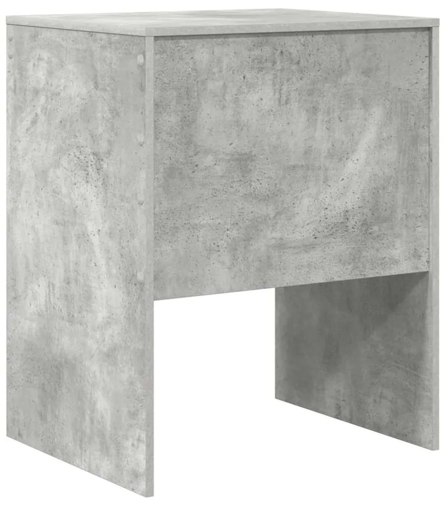 vidaXL Γραφείο Γκρι σκυροδέματος 60 x 50 x 76 εκ. Επεξεργασμένο ξύλο