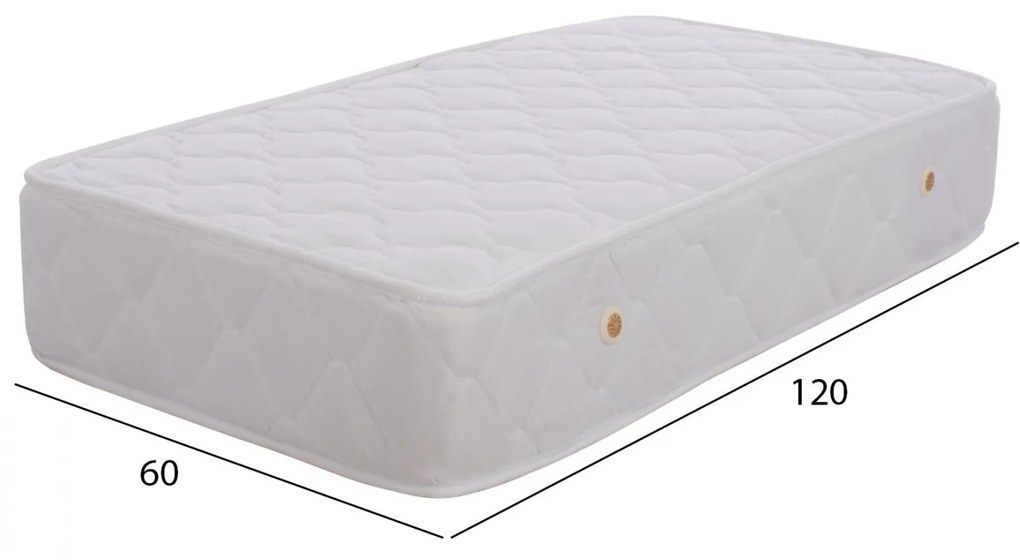 ΣΤΡΩΜΑ BABYCLOUD  BONELL SPRING 60X120 ΛΕΥΚΟ