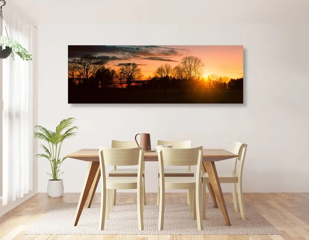 Εικόνα όμορφο ηλιοβασίλεμα - 150x50