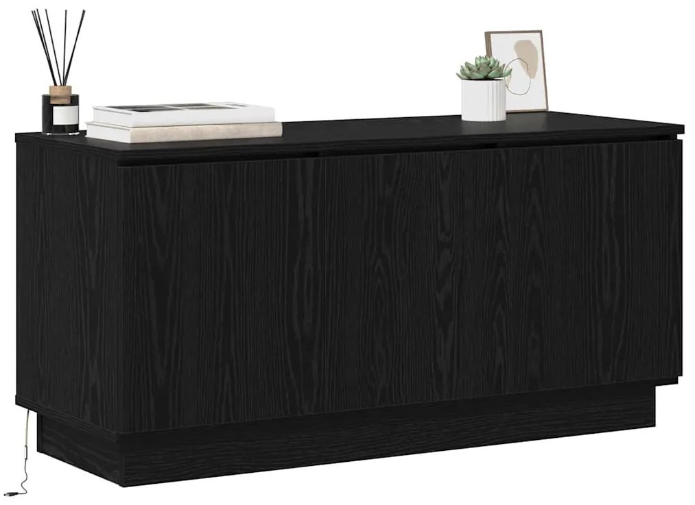 vidaXL Ντουλάπι TV Μαύρη Οξυά 100 x 38 x 49 εκ. Επεξεργασμένο ξύλο