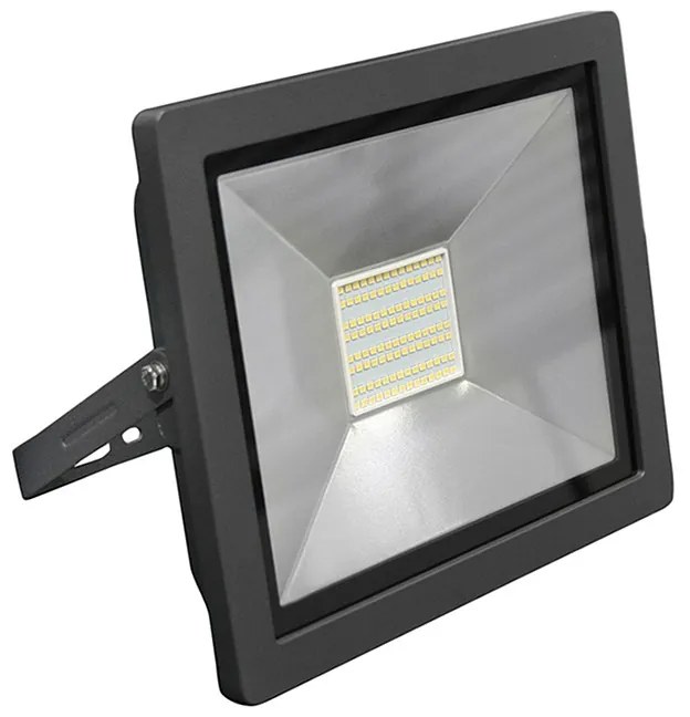 Adeleq Προβολέας Led-Smd 70W 230V 3100K Ip65 Ανθρακί 3-470100