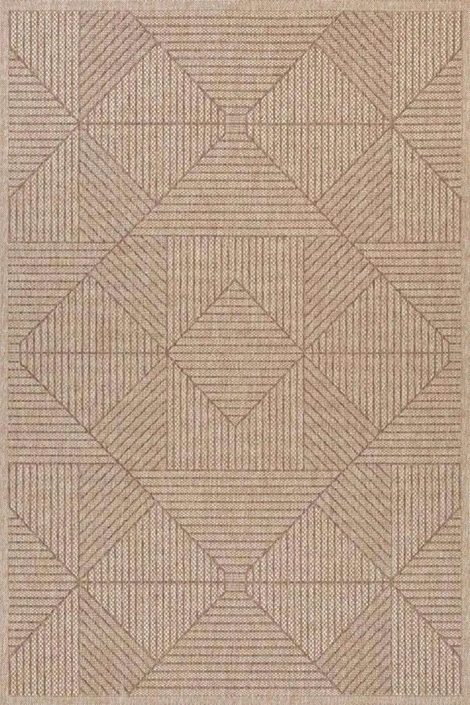 Χαλί Ethnik 2011C Brown-Caramel Beige New Plan 200X285cm